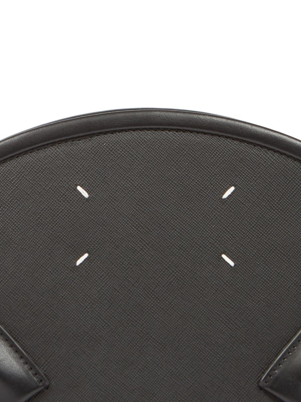 Maison Margiela Small Fortune Smooth Calf Leather Tote Bag Black