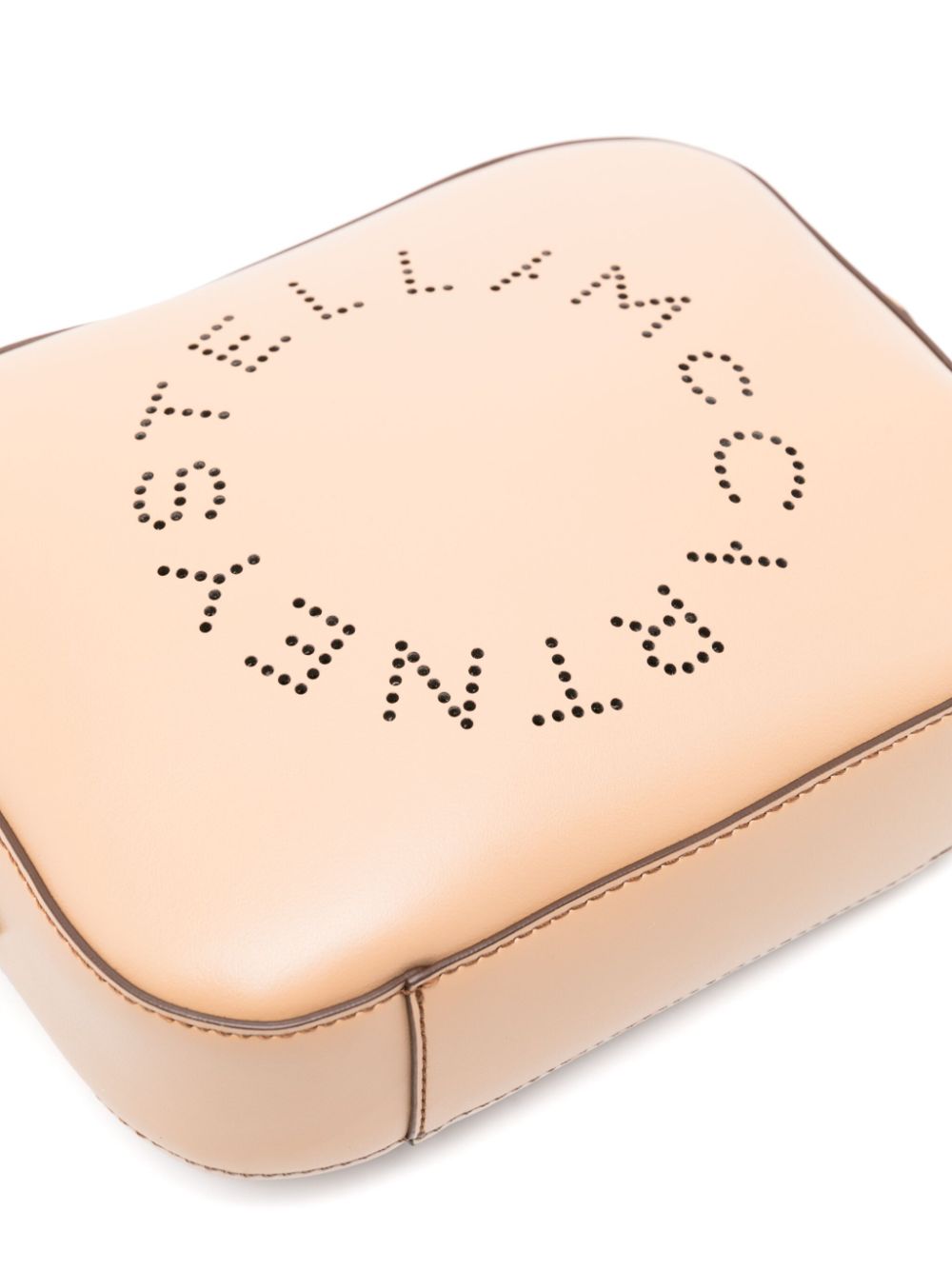 Stella McCartney Mini Logo Crossbody Bag in Beige
