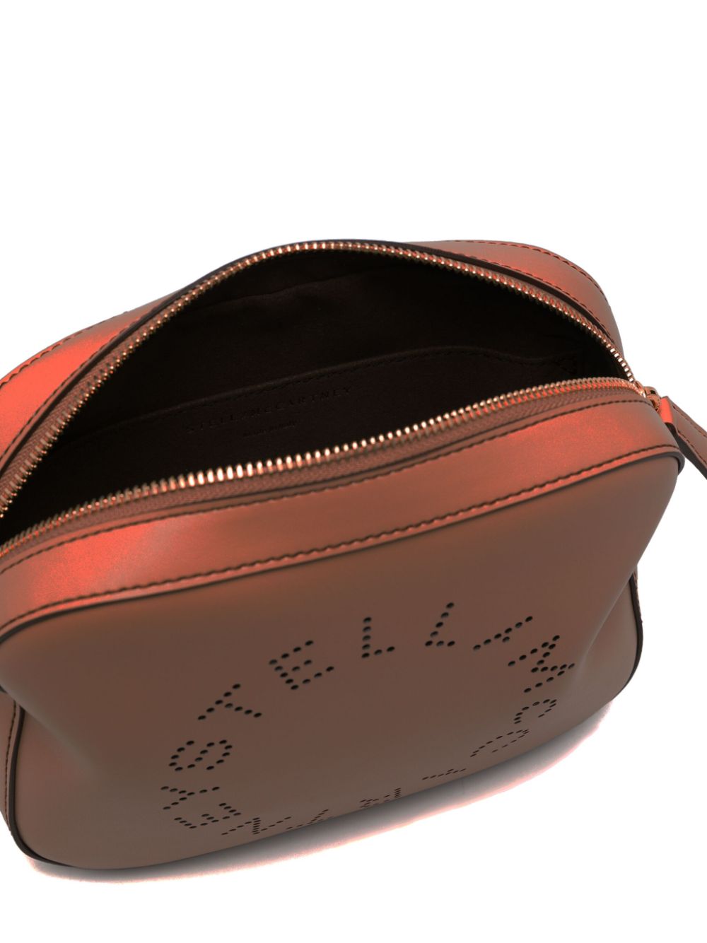 Stella McCartney Mini Logo Crossbody Bag in Beige