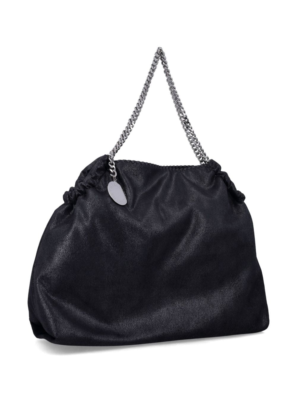 Stella McCartney Falabella Textured Tote Bag Black