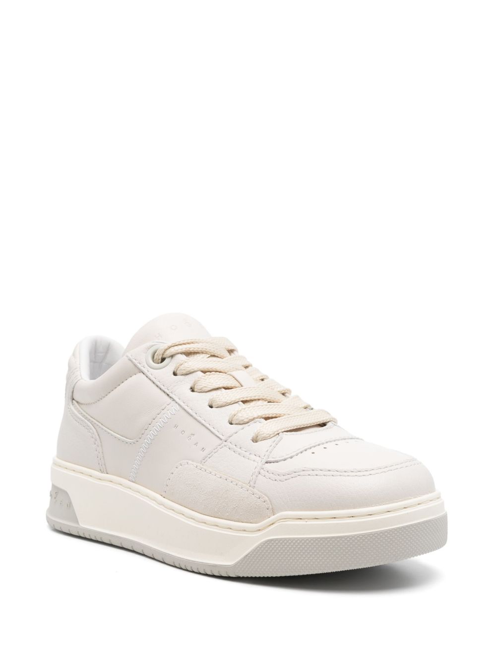 Hogan Pre Chamallow Leather Sneakers White