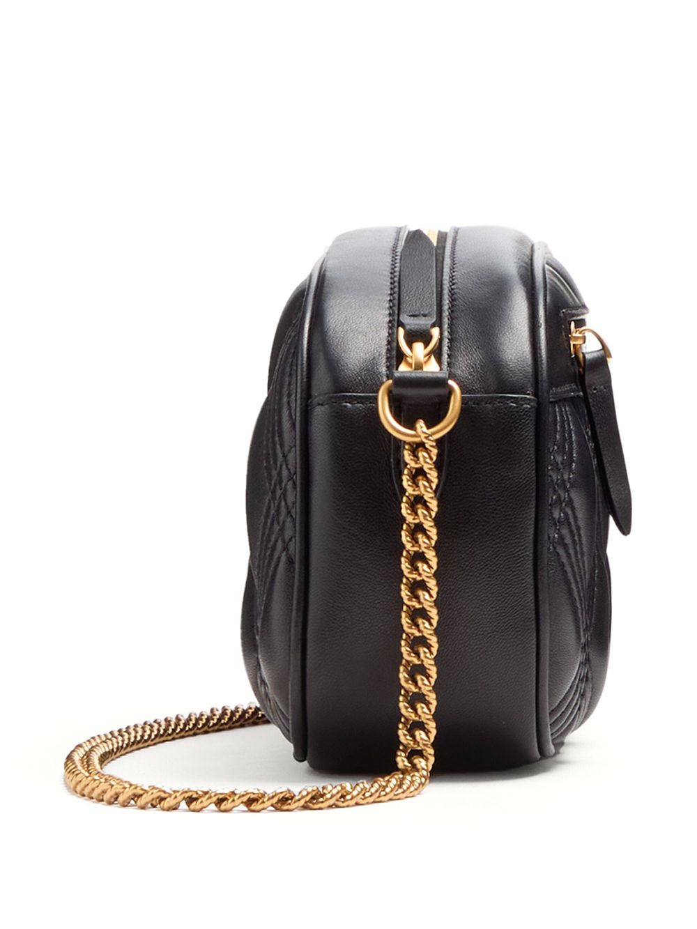 Valentino Garavani Quilted Leather Camera Shoulder Bag Black