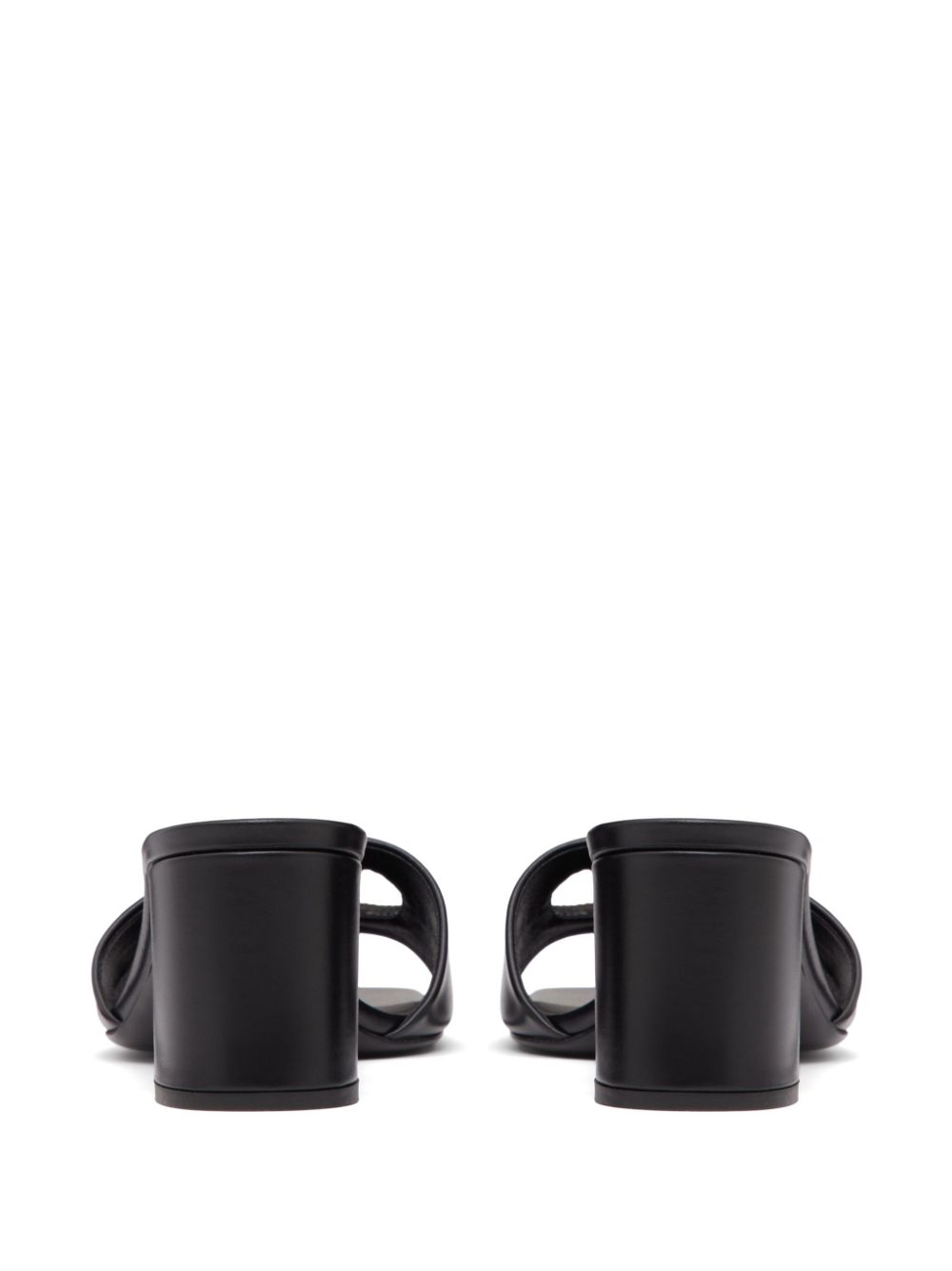 Valentino Garavani 60mm VLogo Signature Leather Sandals Black