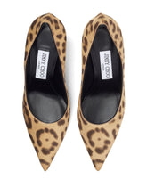 Jimmy Choo Love 85 Pumps With Heel Animalier Brown