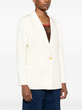 Forte Forte Cotton Single-Breasted Blazer Ivory