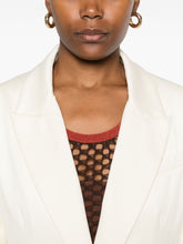 Forte Forte Cotton Single-Breasted Blazer Ivory