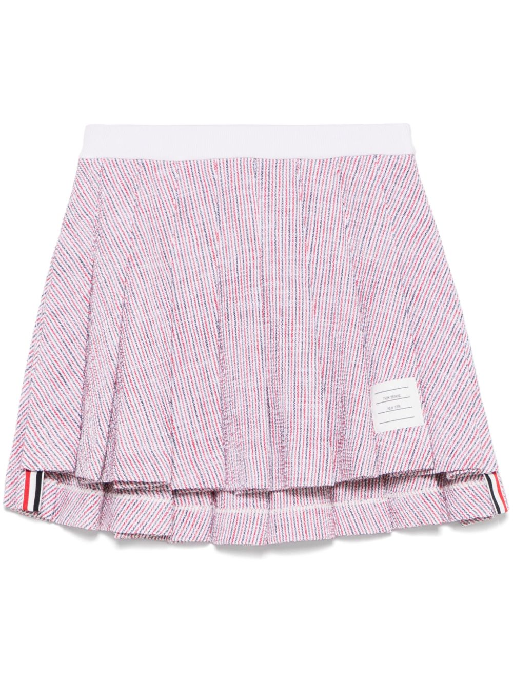 Thom Browne Tweed Mini Skirt Pink