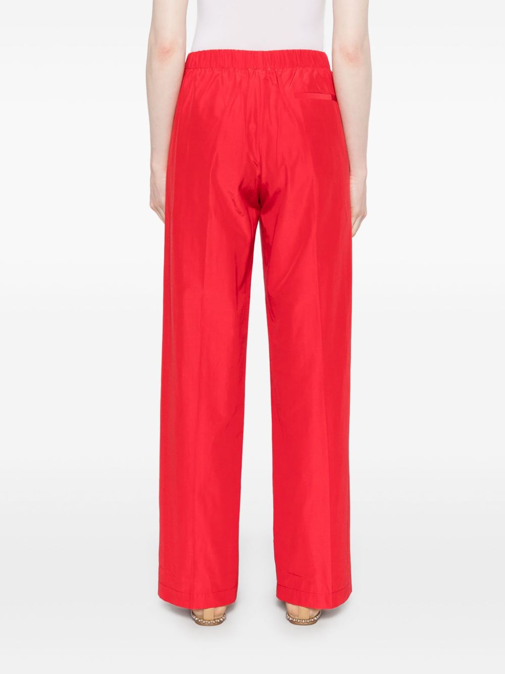 Forte Forte Straight-Leg Tailored Trousers Red