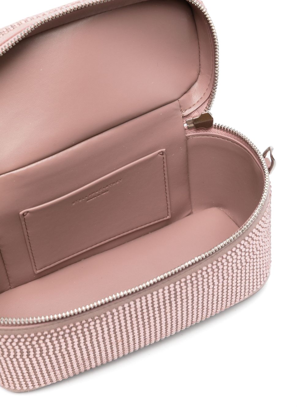 Stella McCartney Mini Faux Leather Vanity Bag in Powder