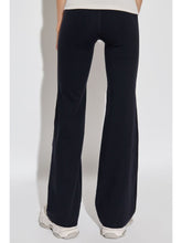 Balenciaga Flared Stretch Track Trousers Black Black