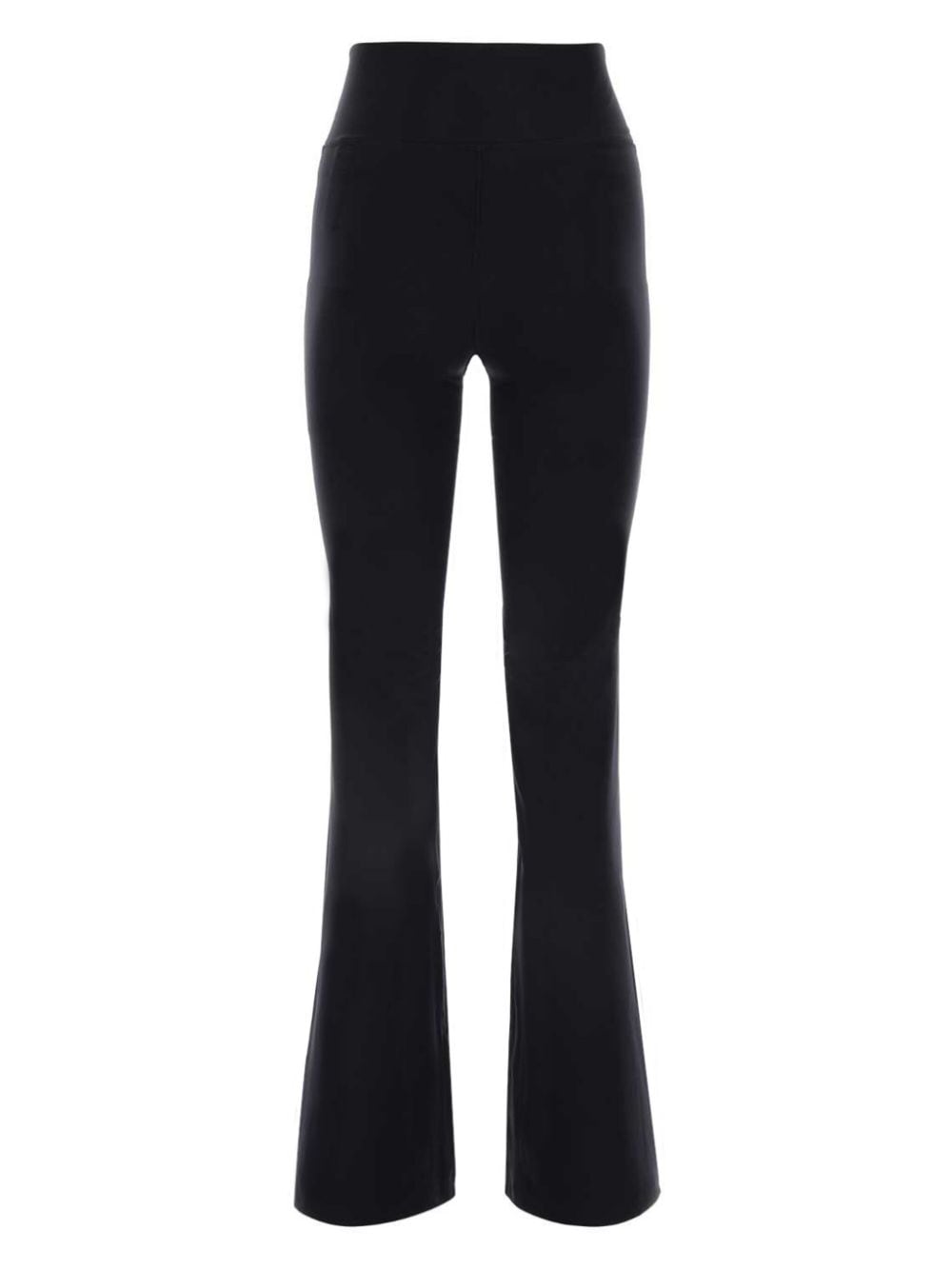 Balenciaga Flared Stretch Track Trousers Black Black