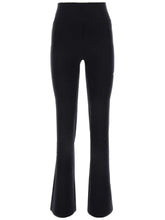 Balenciaga Flared Stretch Track Trousers Black Black