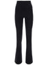 Balenciaga Flared Stretch Track Trousers Black Black