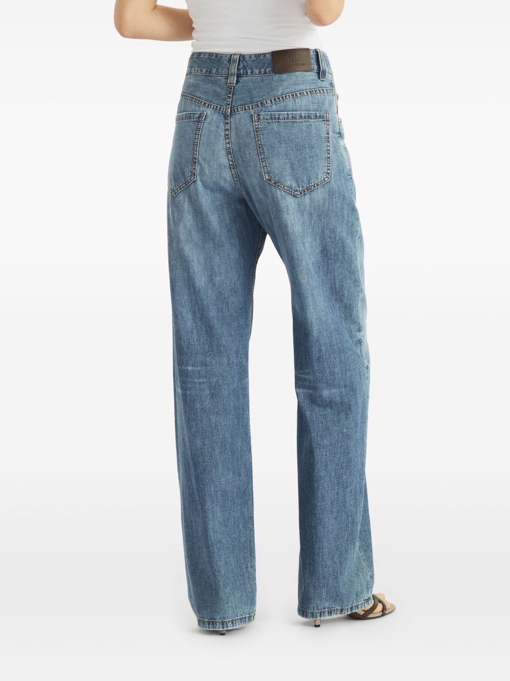 Brunello Cucinelli Denim Boyfriend Jeans Blue