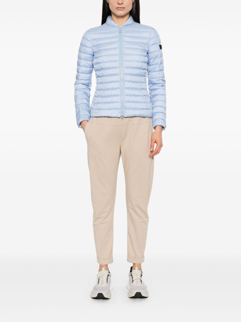 Peuterey Quilted Lightweight Down Jacket Clear Blue Clear Blue
