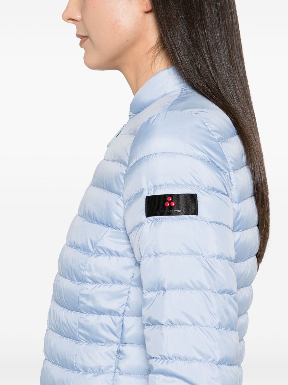 Peuterey Quilted Lightweight Down Jacket Clear Blue Clear Blue