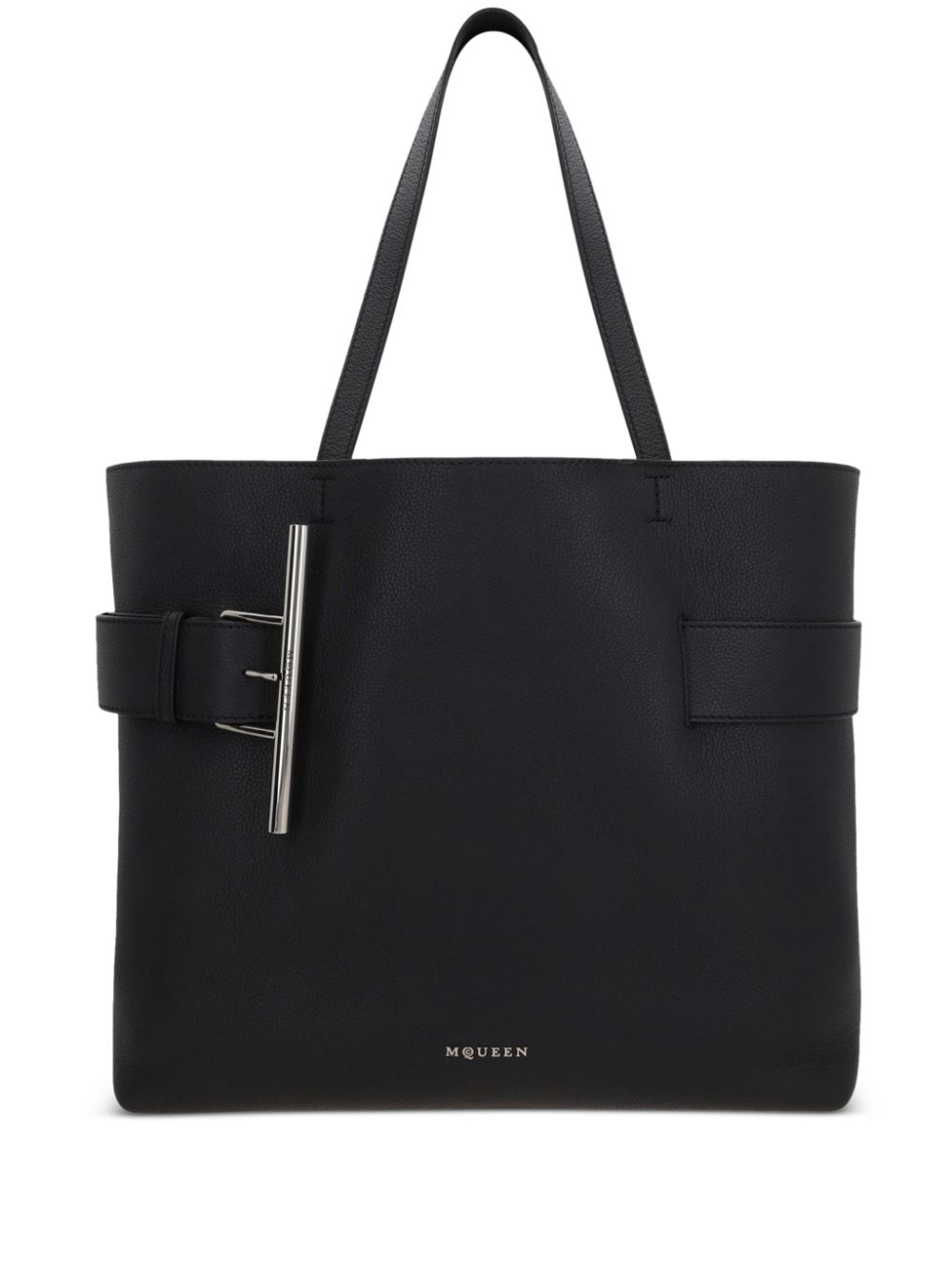 Alexander McQueen T-bar Sling Tote Bag Black