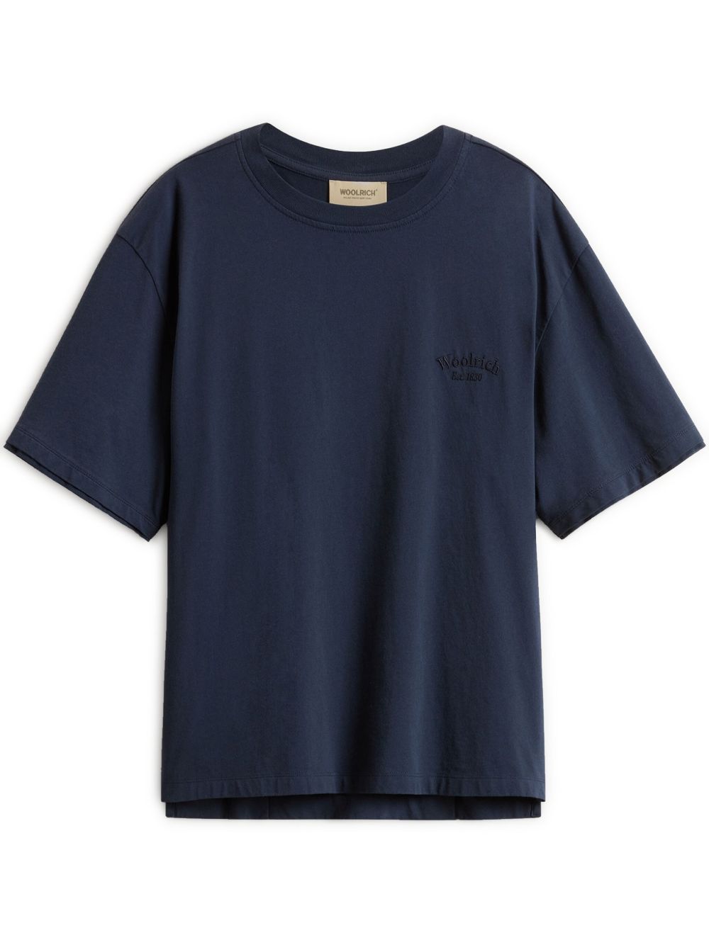 Woolrich Pure Pima Cotton Logo T-Shirt Blue