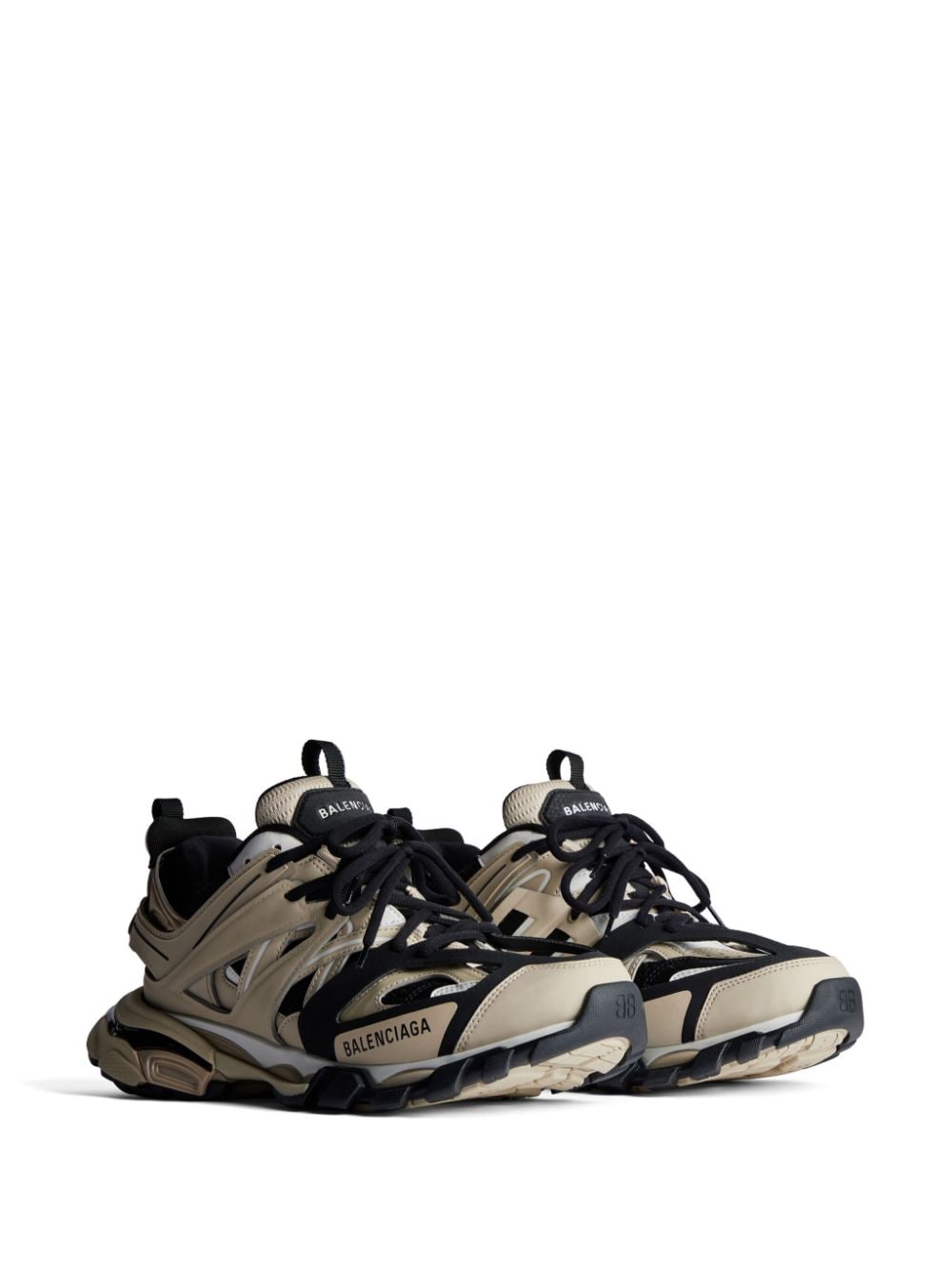 Balenciaga Track Mesh and Bio Polyurethane Sneakers Beige