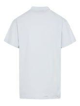 Balenciaga Oversized Mock Neck Cotton T-Shirt White White