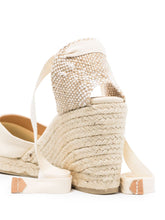 Castaner Carina Wedge Espadrilles Cream