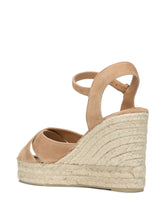 Castaner Blaudell Raffia Wedge Espadrilles Camel