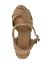 Castaner Blaudell Raffia Wedge Espadrilles Camel
