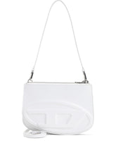 Diesel 1DR Twin Double-Pouch Calf Leather Shoulder Bag White