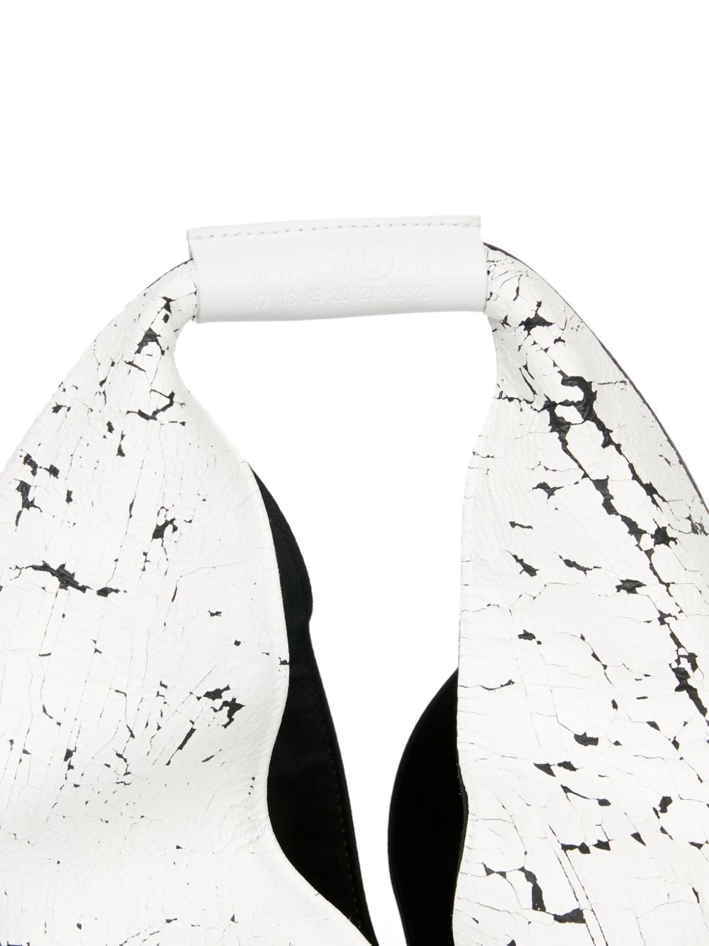 MM6 Maison Margiela Classic Japanese Leather Handbag White