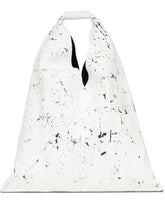 MM6 Maison Margiela Classic Japanese Leather Handbag White
