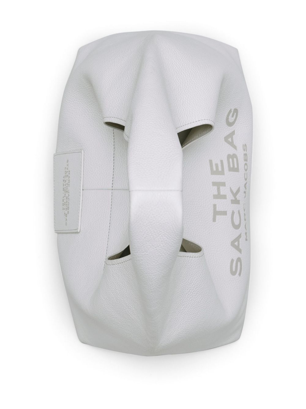 Marc Jacobs The Sack Leather Hobo Bag Silver