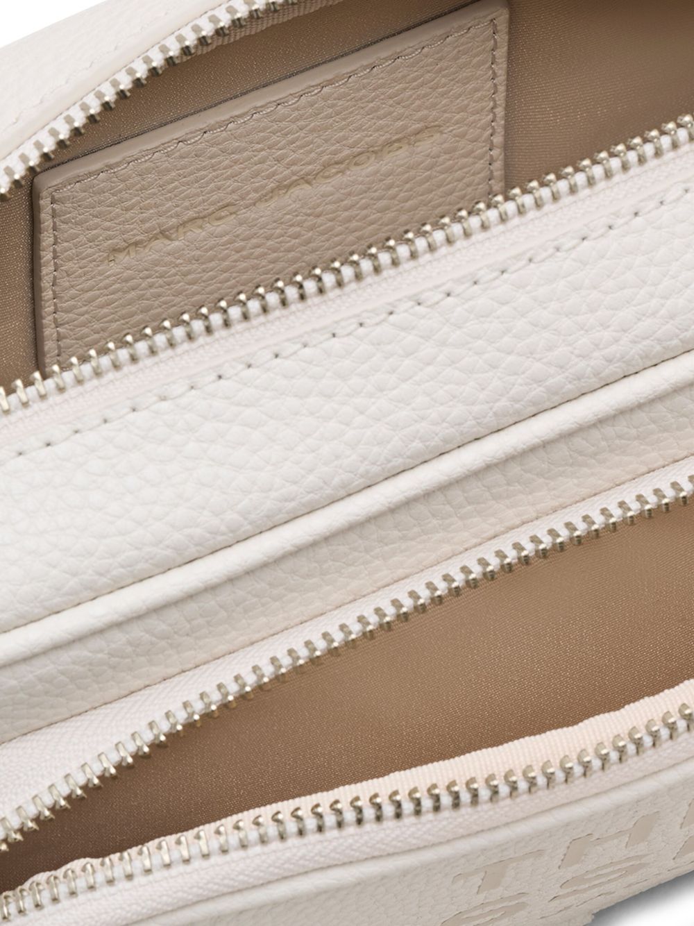 Marc Jacobs Leather Crossbody Bag Beige
