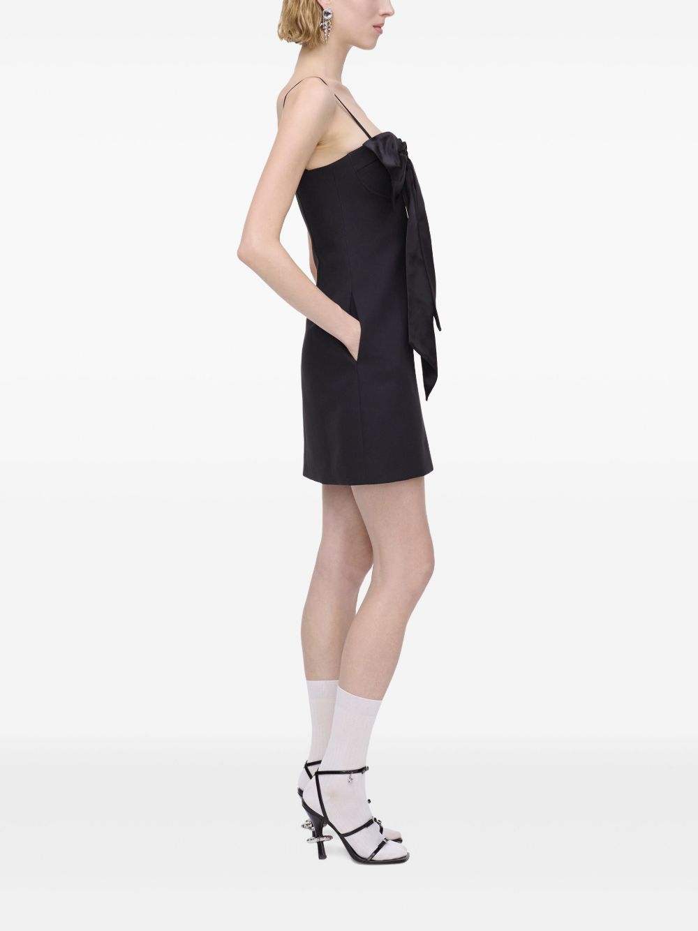 Marc Jacobs Bow Mini Dress Black