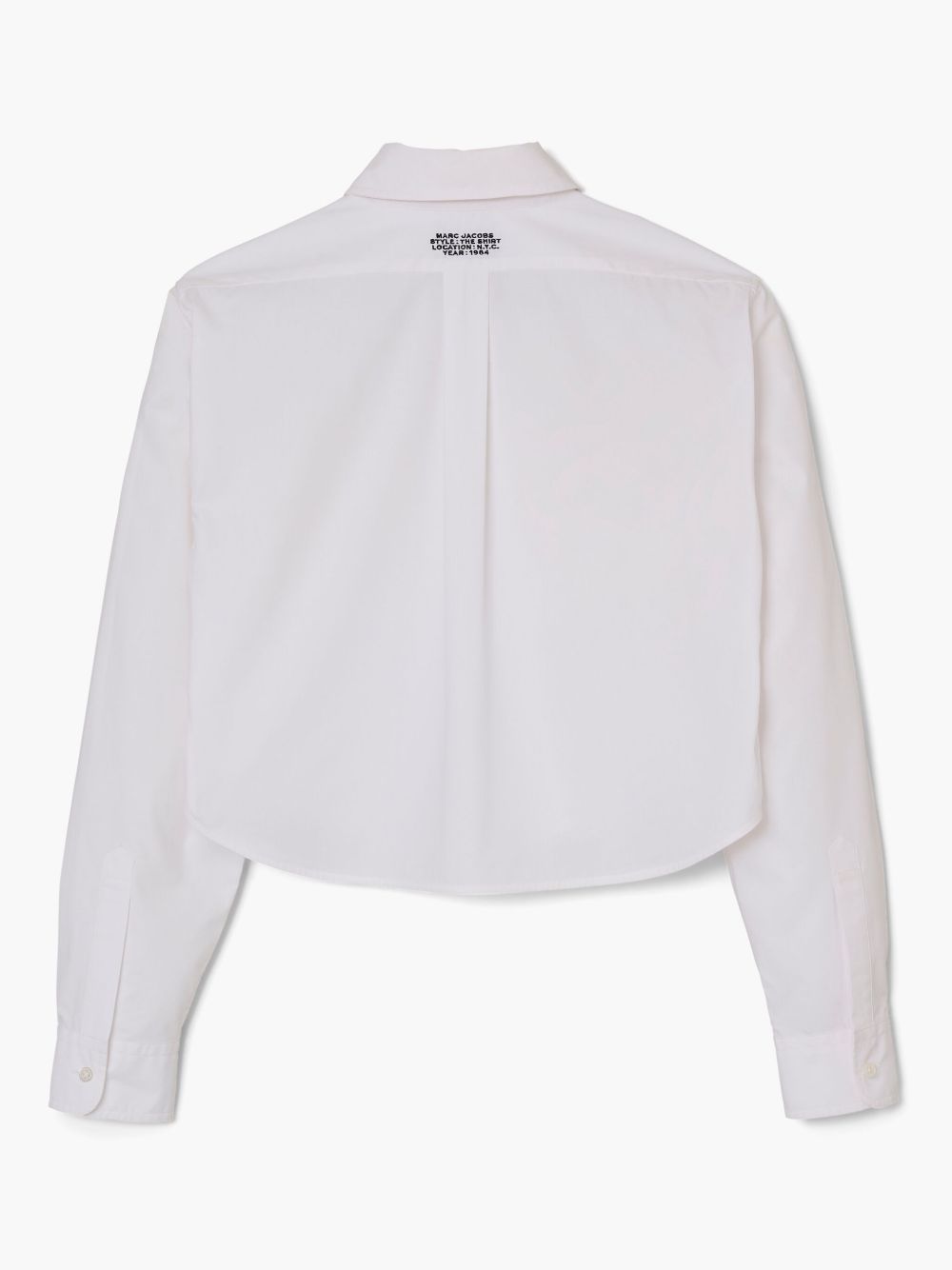 Marc Jacobs Cropped Cotton Shirt White White