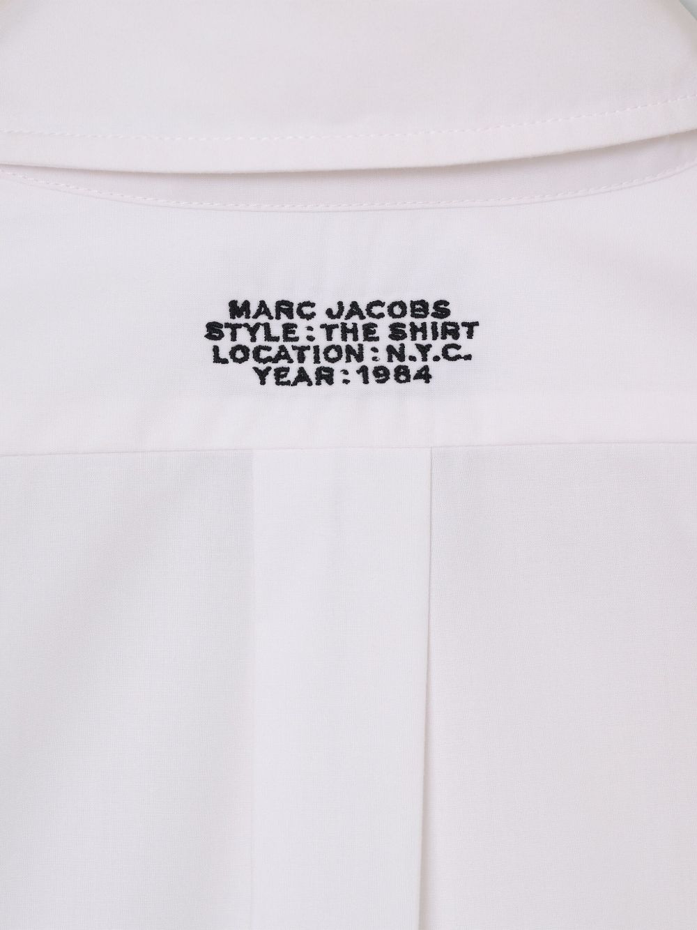 Marc Jacobs Cropped Cotton Shirt White White