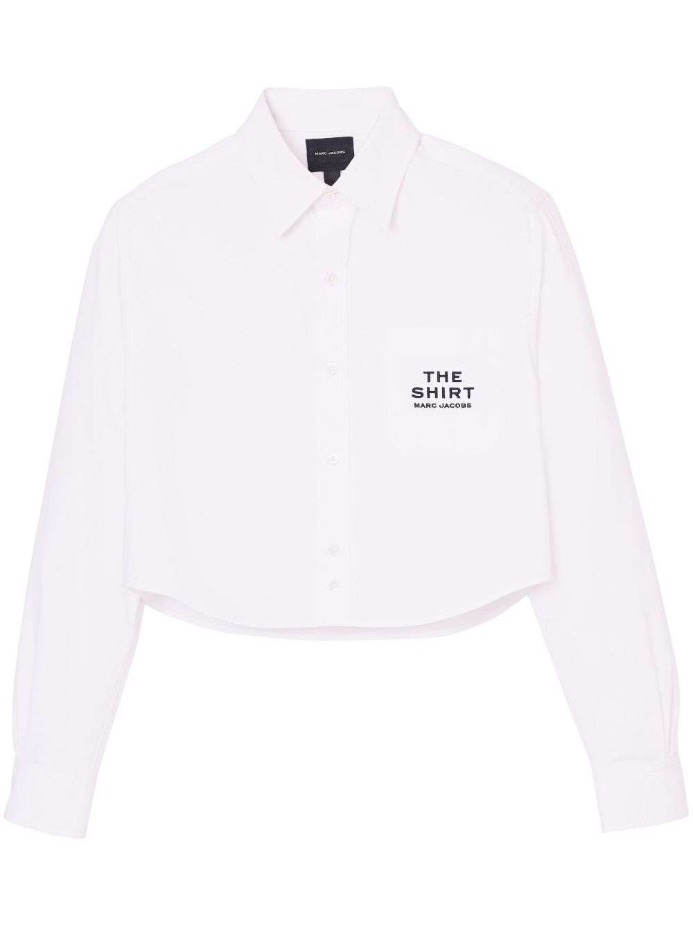 Marc Jacobs Cropped Cotton Shirt White White