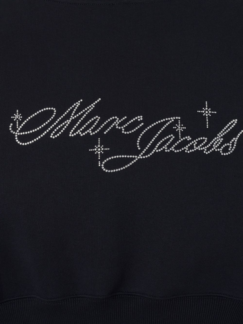 Marc Jacobs Embellished Hooded Sweatshirt Black
