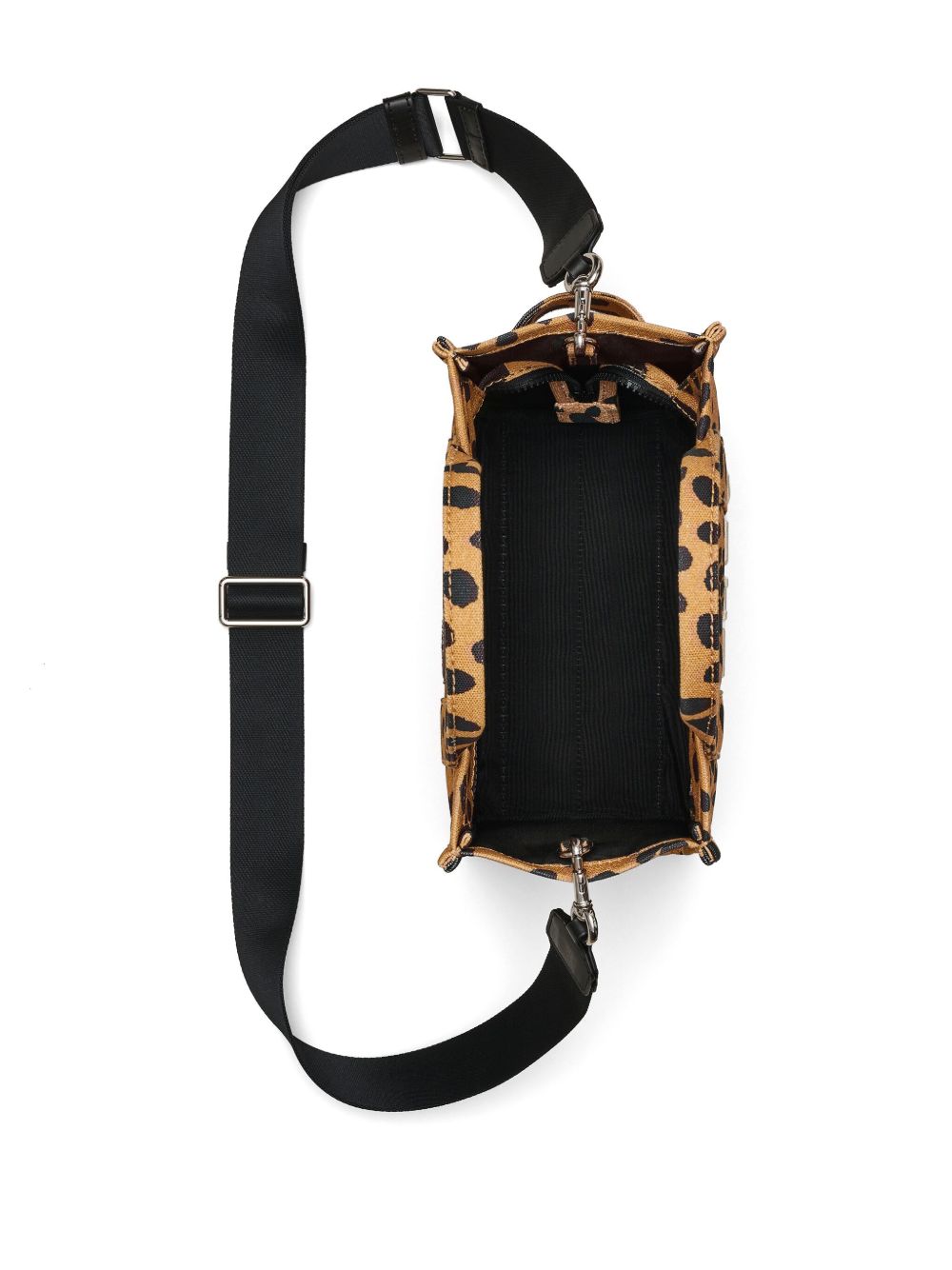 Marc Jacobs Cheetah Small Canvas Tote Bag Brown