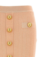Balmain knitted mini skirt powder
