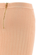 Balmain knitted mini skirt powder