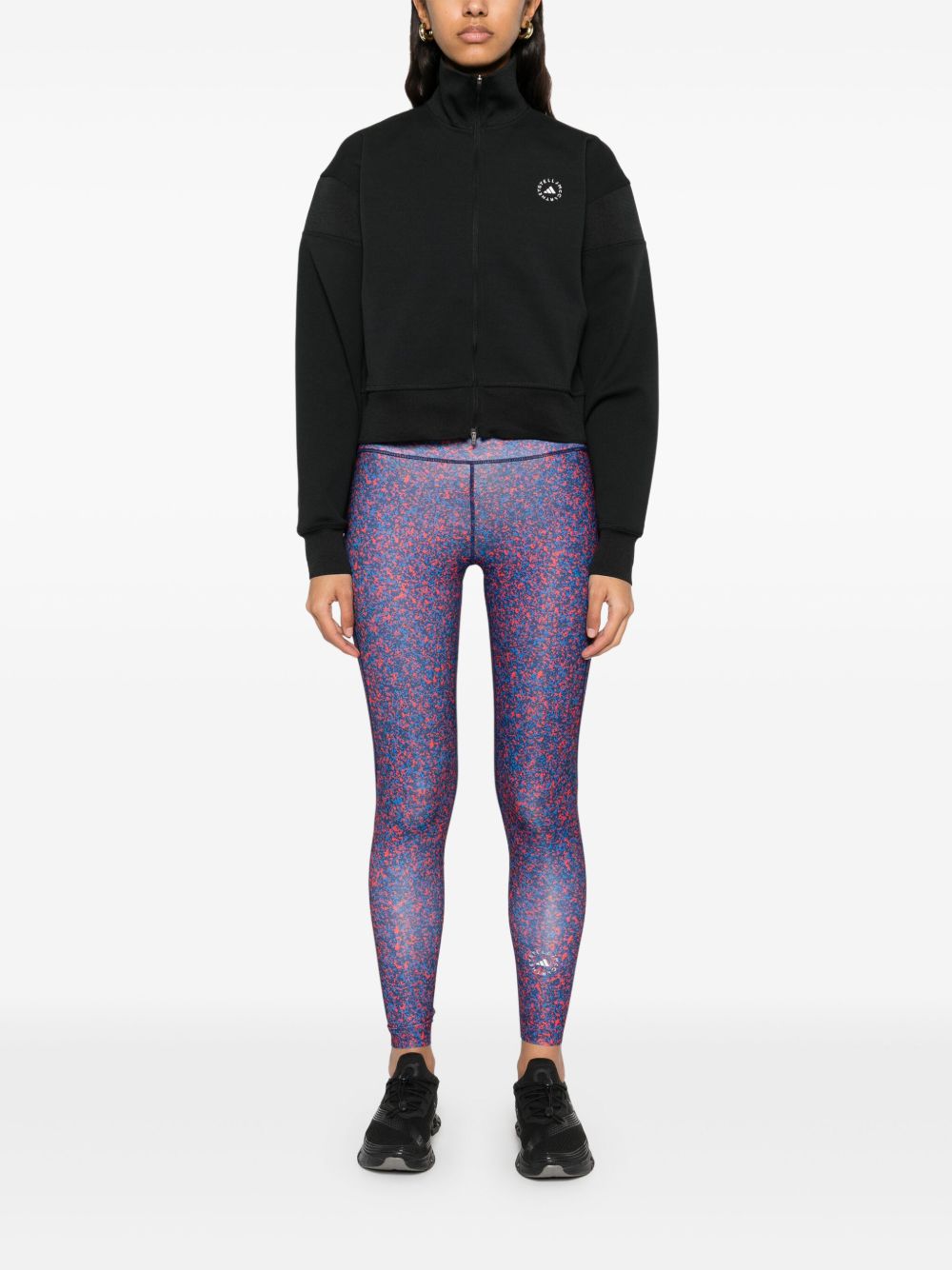 Adidas By Stella McCartney Logo Knitted Track Jacket Black