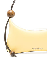 JACQUEMUS The large Bisou Perle Shoulder Bag Yellow