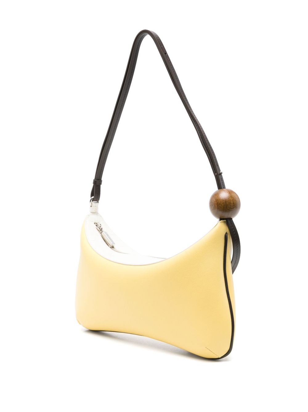 JACQUEMUS The large Bisou Perle Shoulder Bag Yellow