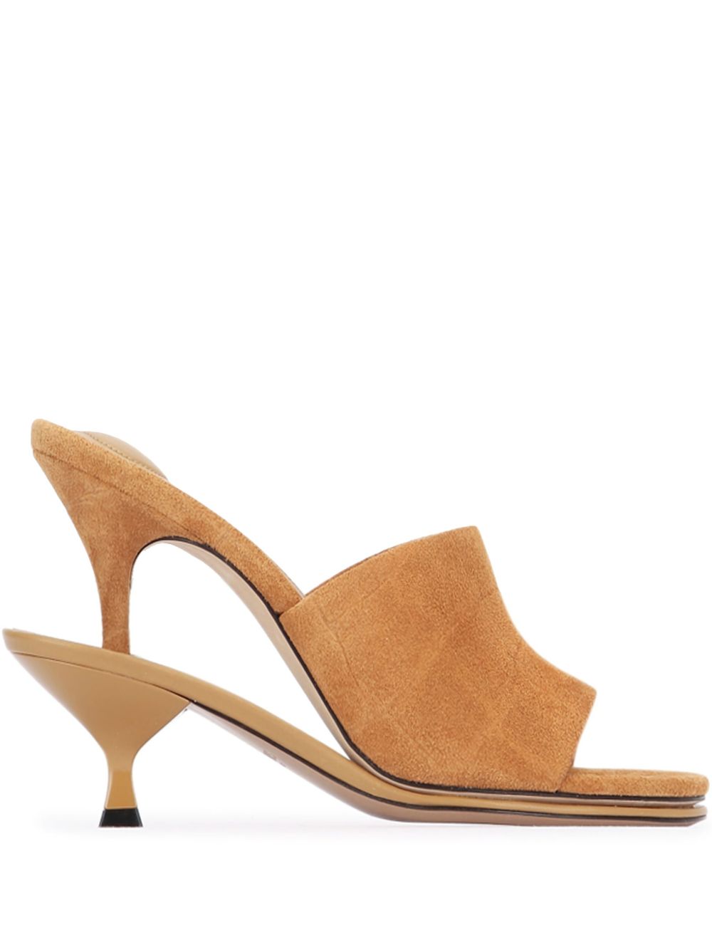 JACQUEMUS The Double Mules Camel
