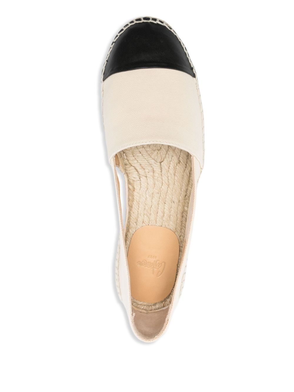 Castaner Katty Canvas Espadrilles Flats Light Beige