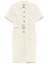 Woolrich Dresses Belted Shirt Dress Beige