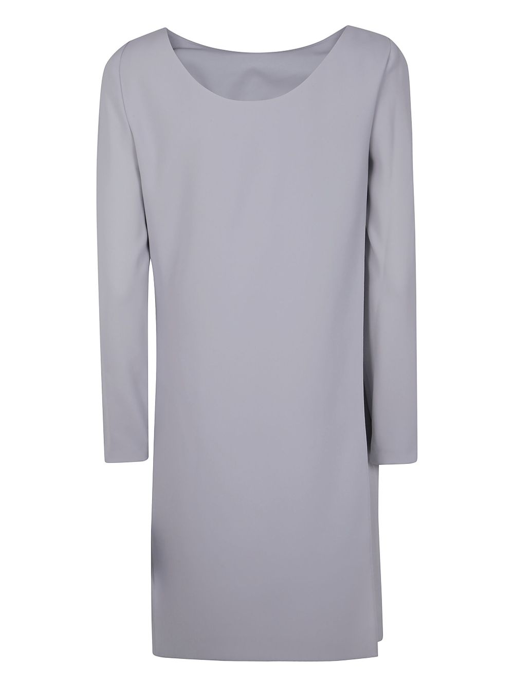 Emporio Armani Cady-Texture Mini Dress Grey