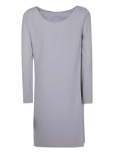 Emporio Armani Cady-Texture Mini Dress Grey