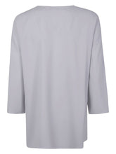 Emporio Armani Side-Slit Blouse Grey