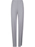 Emporio Armani Cady-Texture Palazzo Trouser Grey